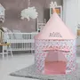 TOILINUX Tente pliable pour enfant Diam. 100 cm - Rose