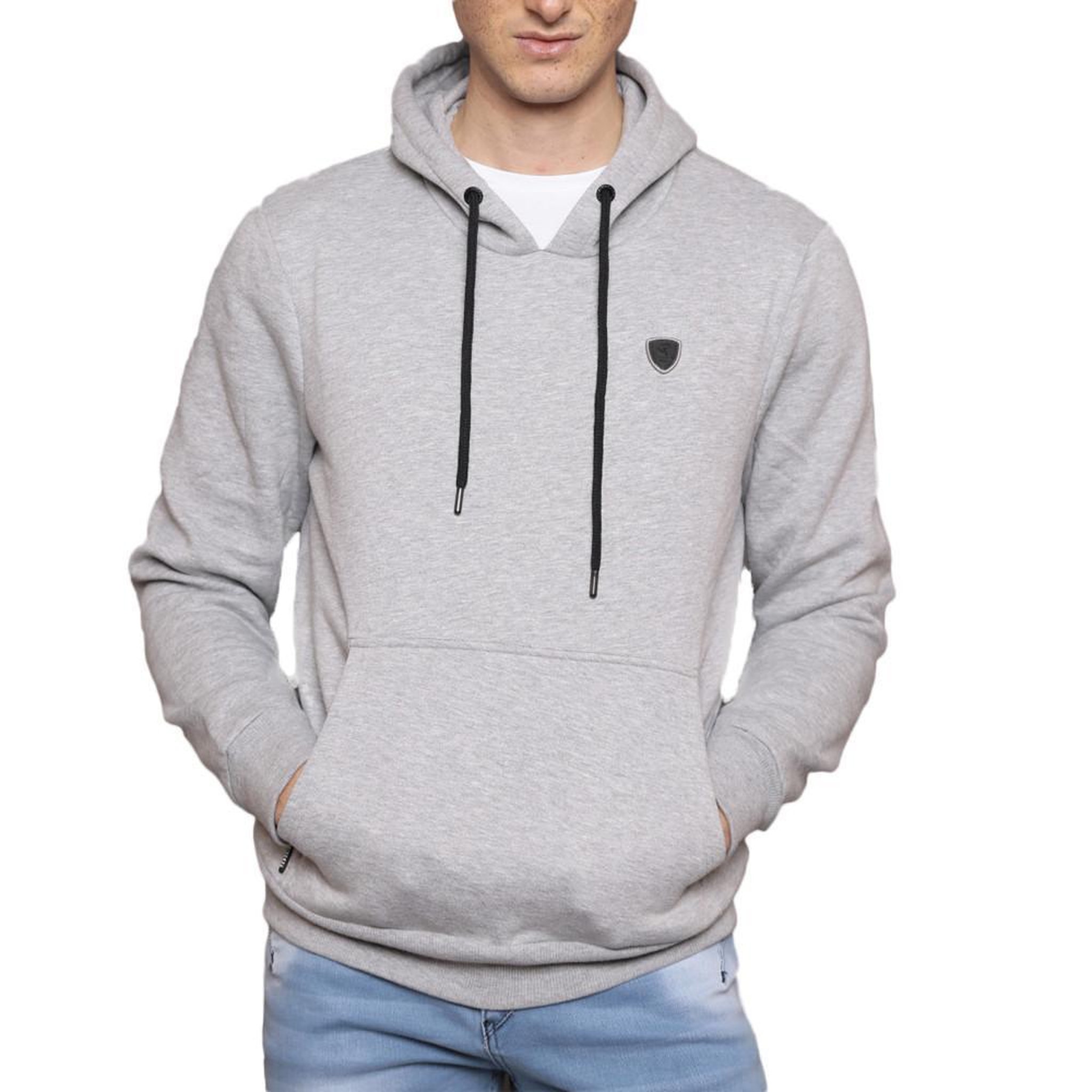 REDSKINS Sweat à Capuche Gris Homme Redskins Makit Poster. Coloris disponibles : Gris