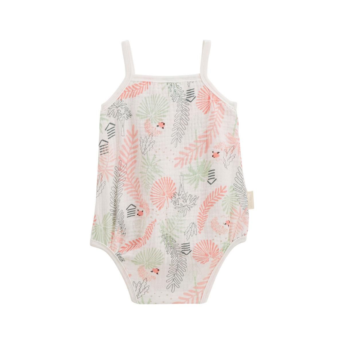 Petit Béguin Lot de 2 bodies bébé à bretelles Cilaos