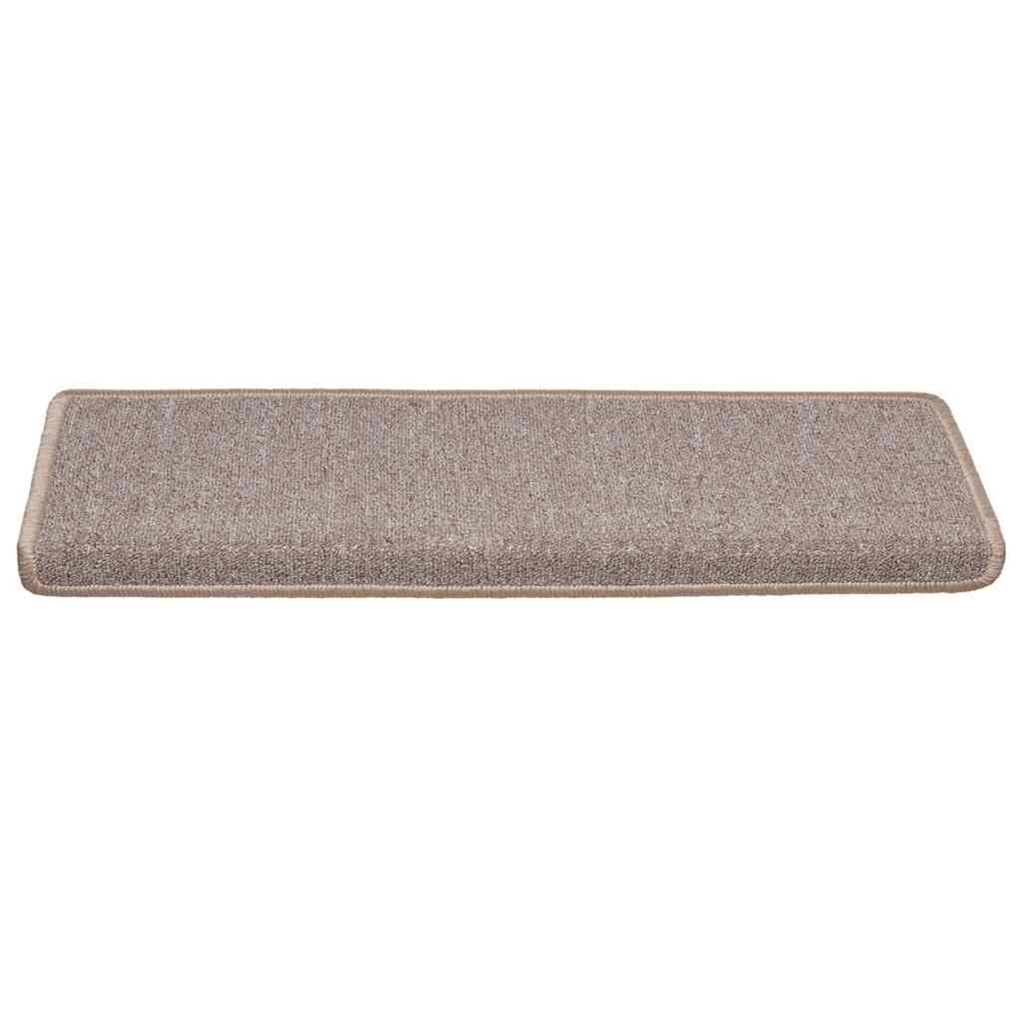 Voir la diapositive 3 : VIDAXL Tapis d'escalier 30 pcs 65x21x4 cm Marron clair
