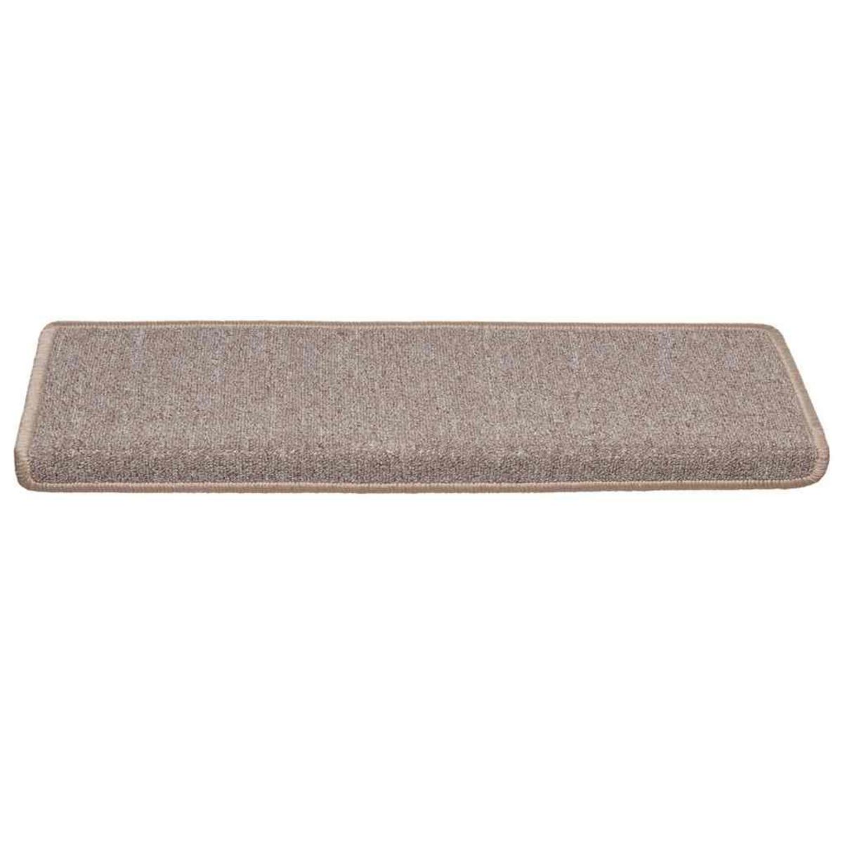 VIDAXL Tapis d'escalier 30 pcs 65x21x4 cm Marron clair