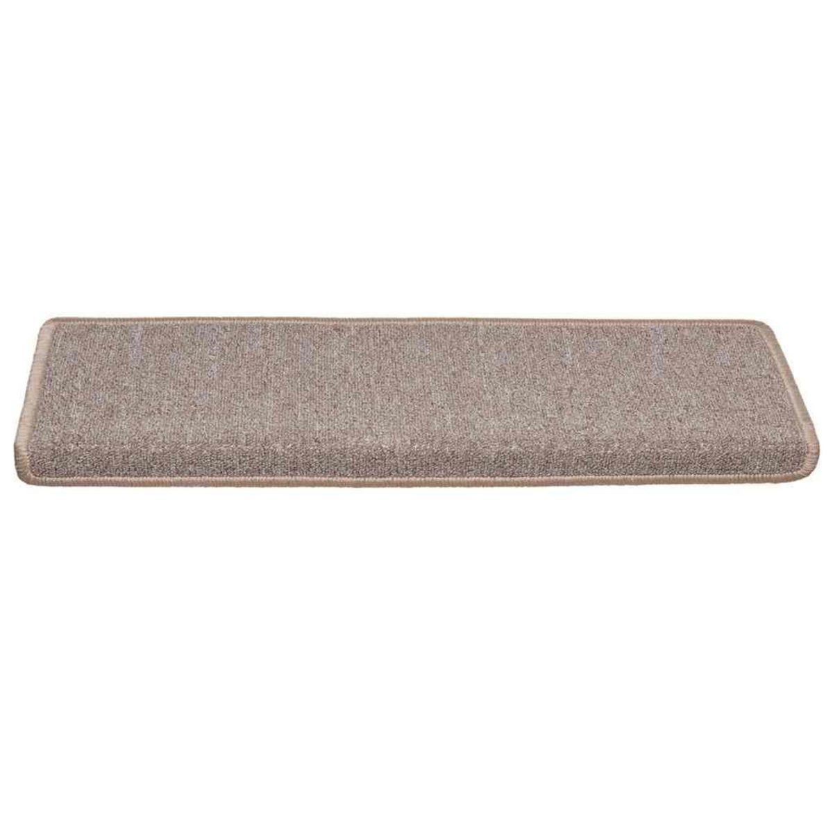 VIDAXL Tapis d'escalier 30 pcs 65x21x4 cm Marron clair