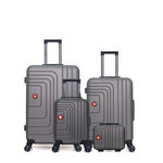 SWISS KOPPER SWISS KOPPER - Lot de 4 - Valises grand format, weekend, cabine XXS et vanity RUTI. Coloris disponibles : Orange