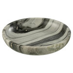 Paris Prix Coupelle Déco en Marbre  Courchevel  35cm Gris Clair