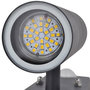 Voir la diapositive 5 : VIDAXL Lampe murale a LED avec capteur Inox Forme cylindrique Noir