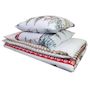 Voir la diapositive 2 : Dourev Housse de couette 240x220 + 2 taies flanelle 100% coton