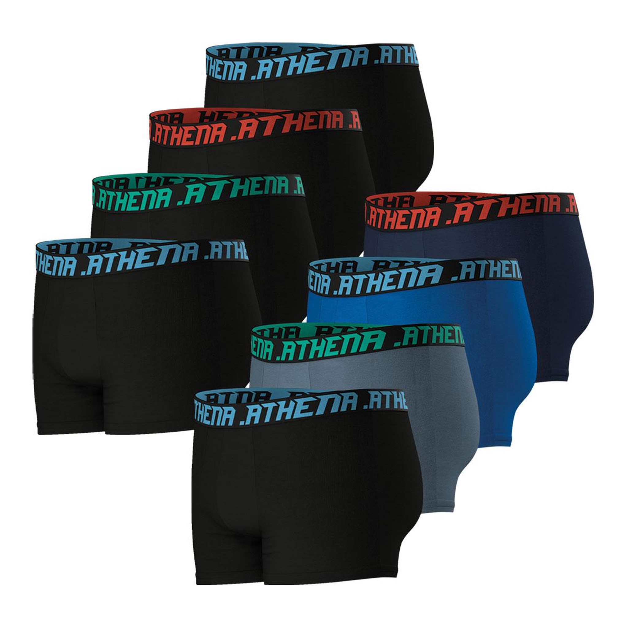 Voir la diapositive 2 : Athena Lot de 8 boxers homme My Petits Prix