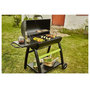 Voir la diapositive 2 : Cook'In Garden Barbecue à charbon 68x41,5cm avec chariot - ch527t