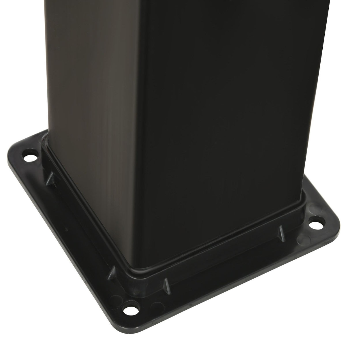 OUTSUNNY Douche solaire de jardin 40L - tête de douche orientable, rince-pieds - noir