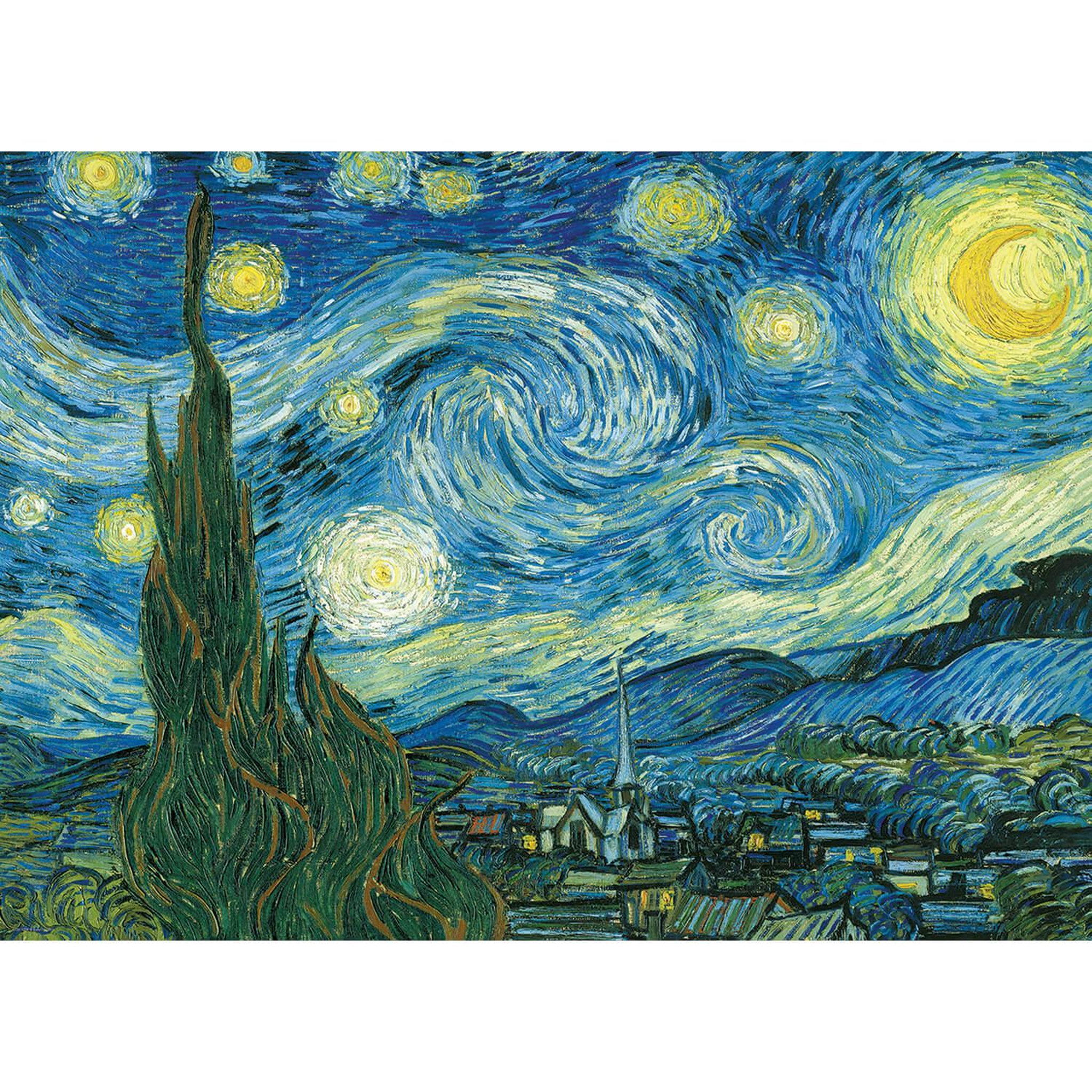 Voir la diapositive 2 : Eurographics Puzzle 300 pieces XL: 3D Lenticulaire : La Nuit étoilée, Vincent Van Gogh