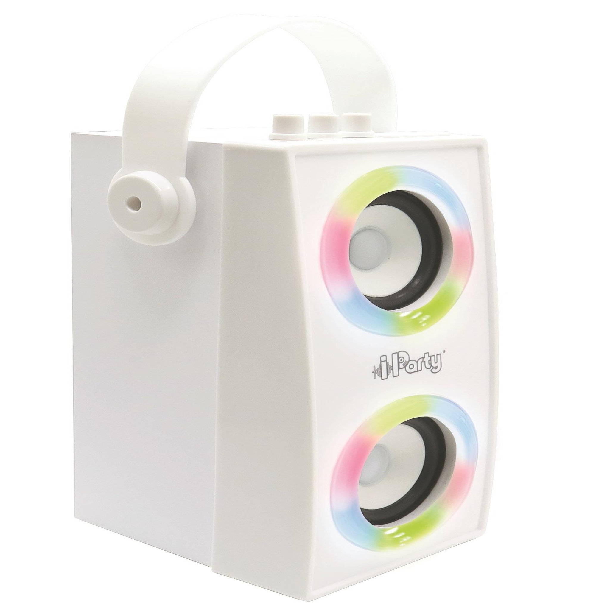Voir la diapositive 4 : Lexibook Enceinte Bluetooth portable avec micro et effets lumineux iParty