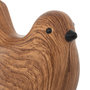 Voir la diapositive 6 : ATMOSPHERA Ensemble de 2 oiseaux en céramique imitation bois - Marron