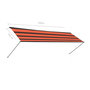 Voir la diapositive 6 : VIDAXL Auvent retractable avec LED 300x150 cm Orange et marron