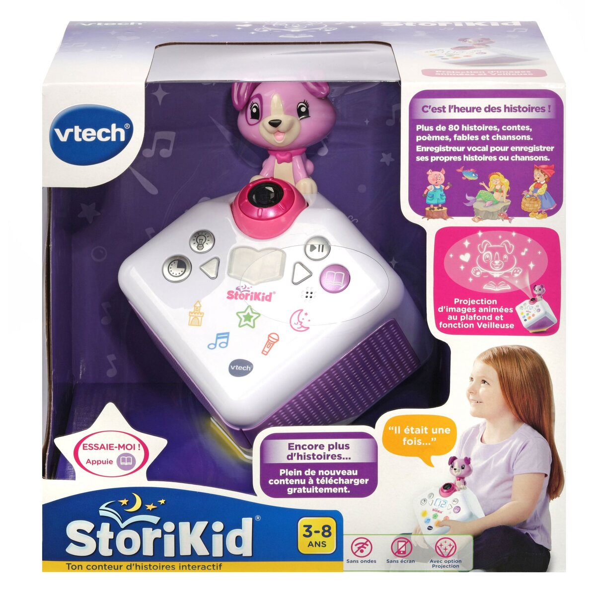 VTECH StoriKid - Mon conteur d'histoires rose
