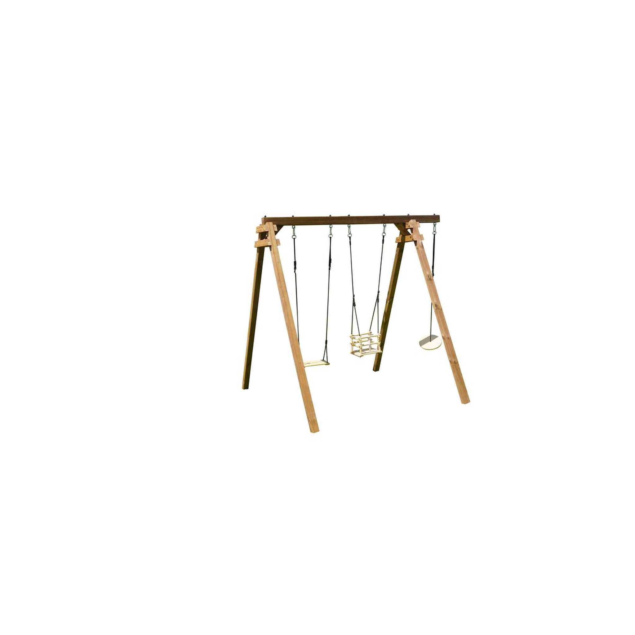 Voir la diapositive 2 : Soulet Portique balançoire - Bois - H2.24m - ULYSSE