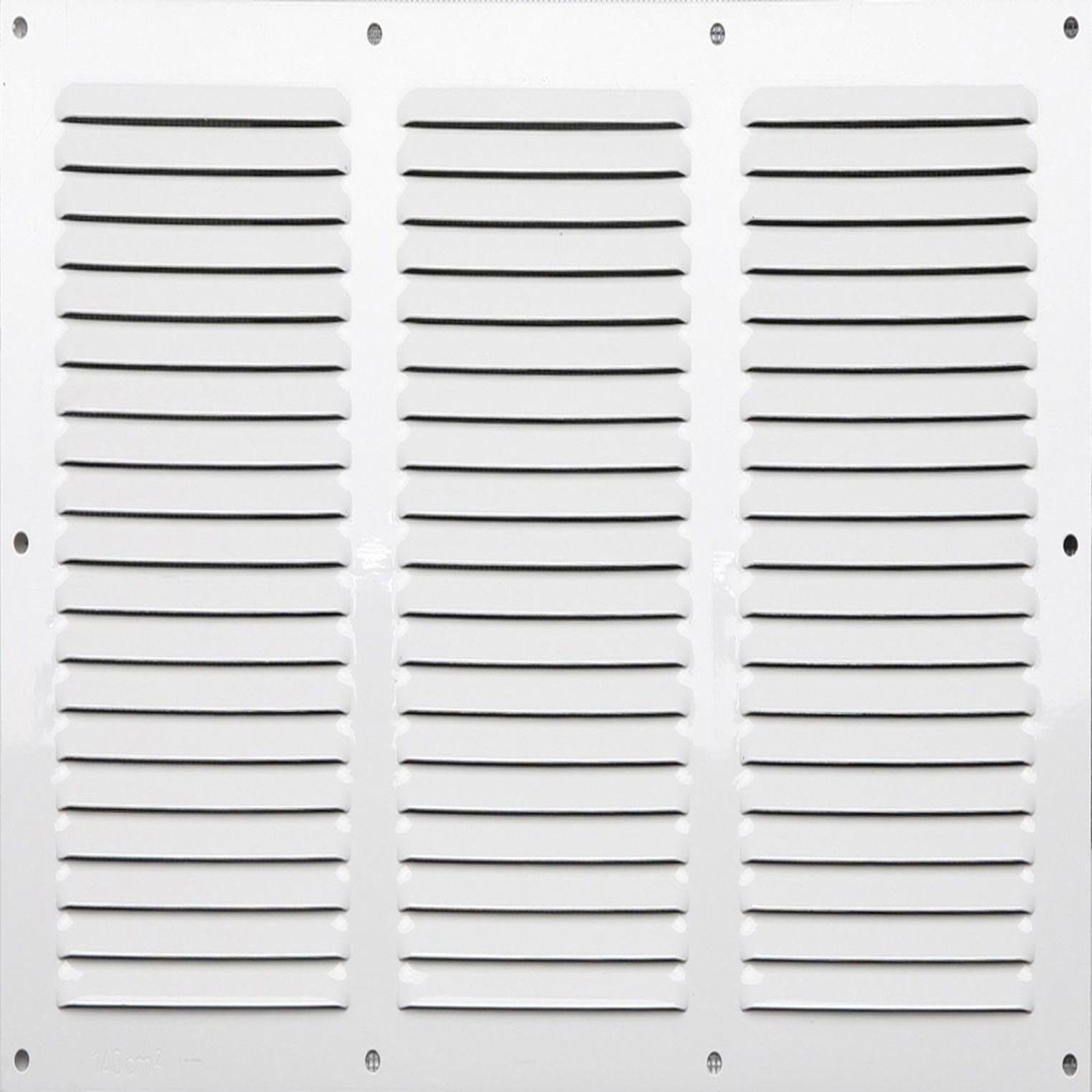 CENTRALE BRICO Grille d'aération aluminium laqué, L.20 x l.30 cm