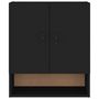 Voir la diapositive 5 : VIDAXL Armoire murale Noir 60x31x70 cm Bois d ingénierie