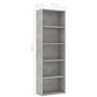 Voir la diapositive 6 : VIDAXL Bibliotheque a 5 niveaux Gris beton 60x30x189cm Bois ingenierie