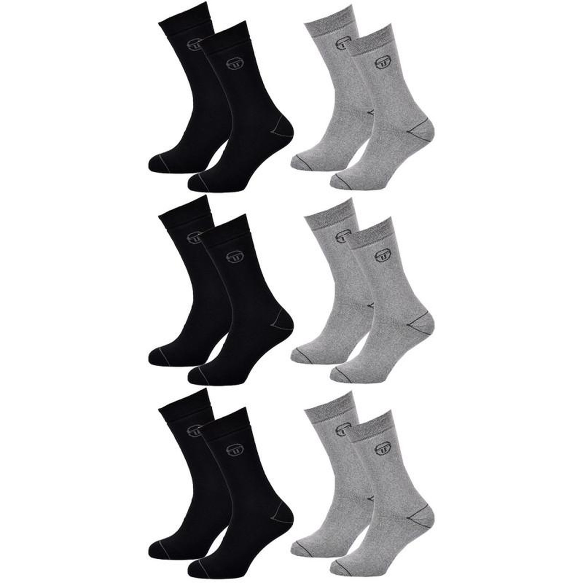 Voir la diapositive 1 : SERGIO TACCHINI Chaussettes Homme VILLE SERGIO TACCHINI Lot de 6 BOUCLETTE