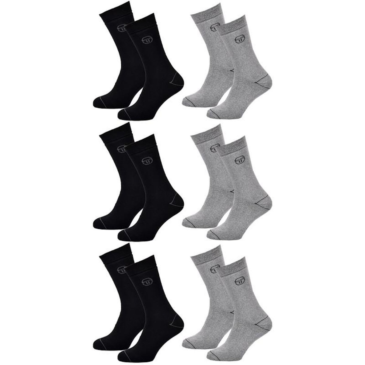 SERGIO TACCHINI Chaussettes Homme VILLE SERGIO TACCHINI Lot de 6 BOUCLETTE