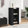 Voir la diapositive 3 : VIDAXL Armoire a chaussures noir 52x37,5x100 cm bois d'ingenierie