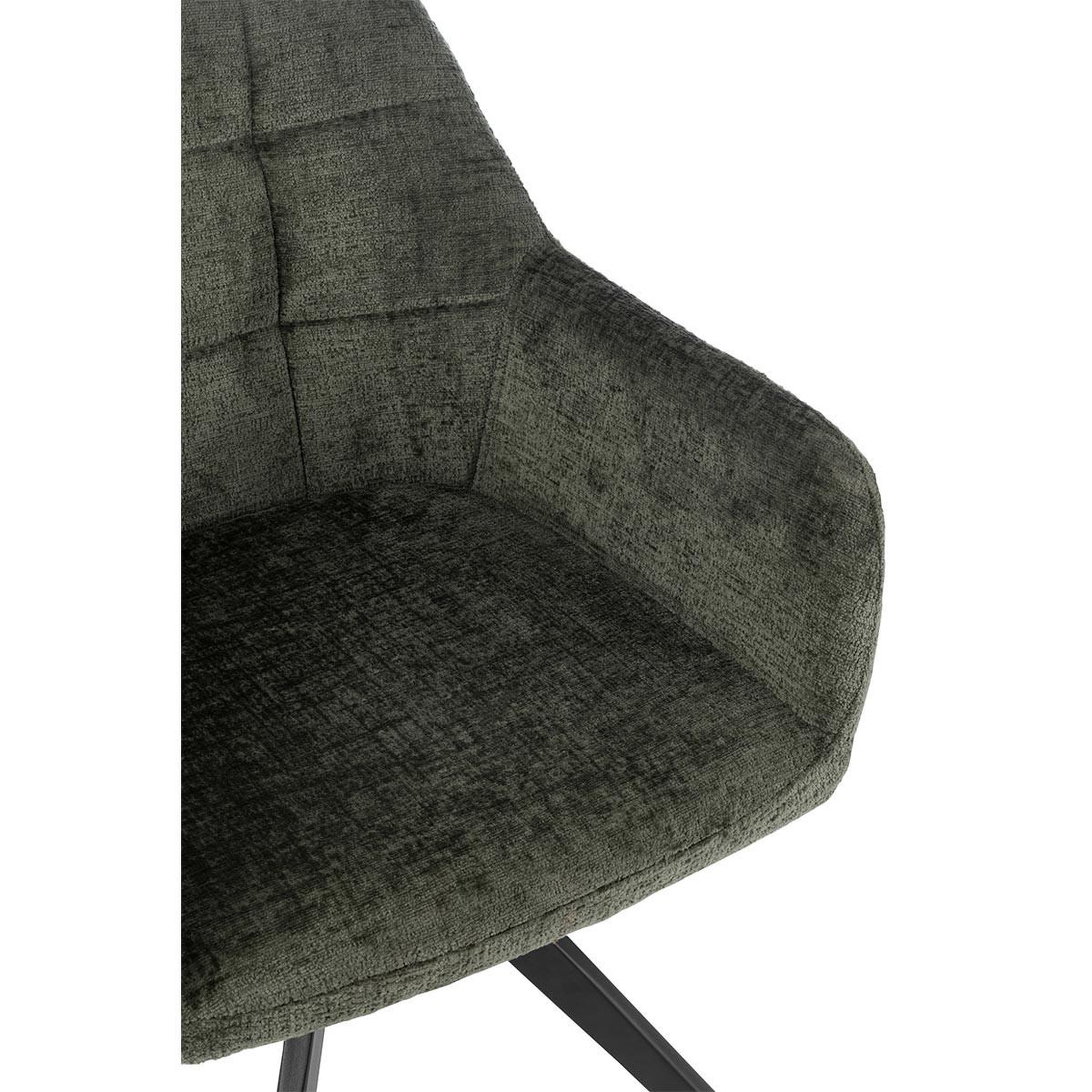 Voir la diapositive 6 : J-LINE Chaise design  louna  85cm vert
