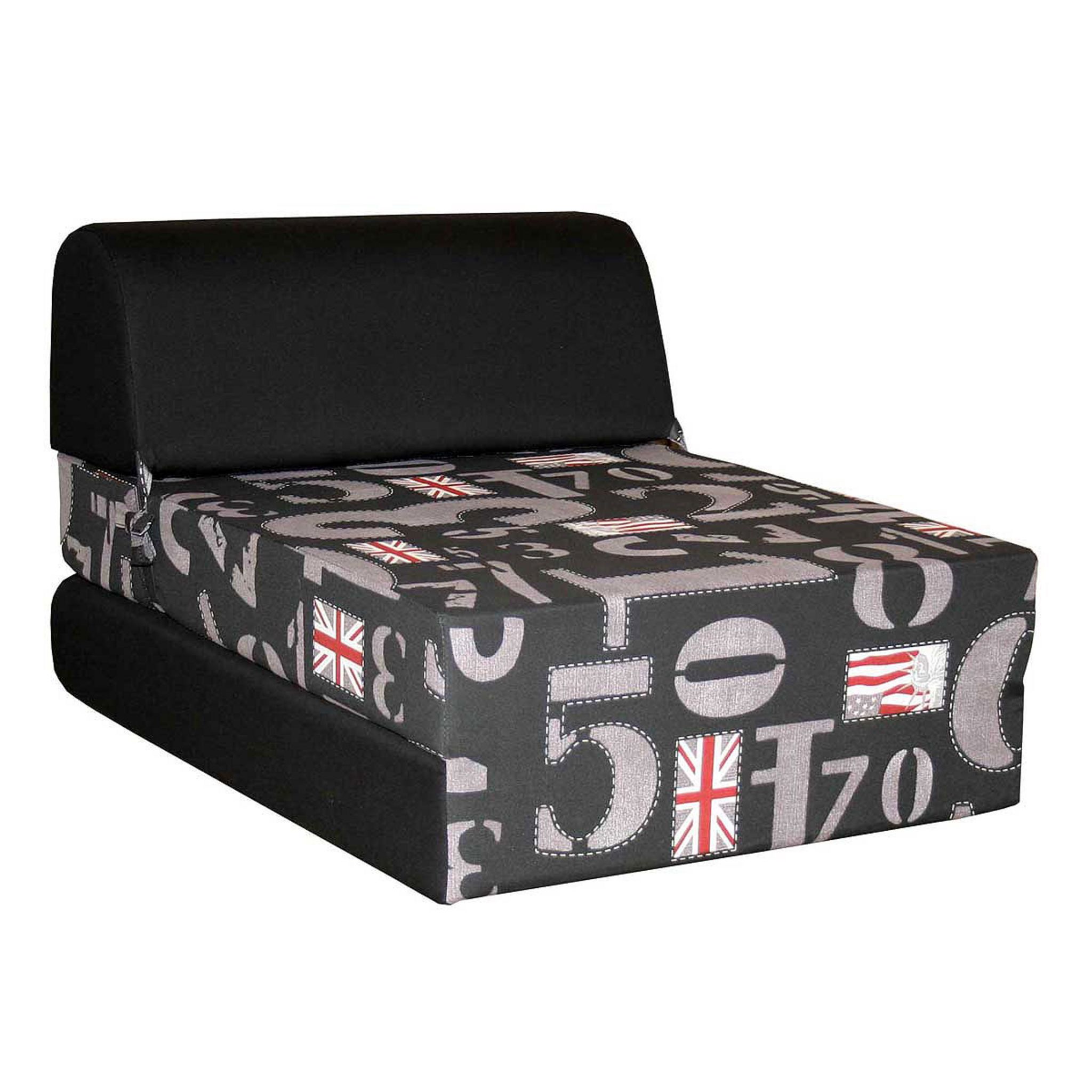 Chauffeuse LONDON. Coloris disponibles : Imprimé