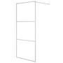 Voir la diapositive 2 : VIDAXL Paroi de douche Argente 90x195 cm Verre ESG transparent