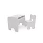 Voir la diapositive 1 : KOBI Ensemble Table et Chaise Enfant Blanc - Mobilier Sécurisé et Pratique