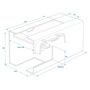 Voir la diapositive 6 : PROPLUS ProPlus Verrou d'accouplement avec serrure 110x110 mm 341325S
