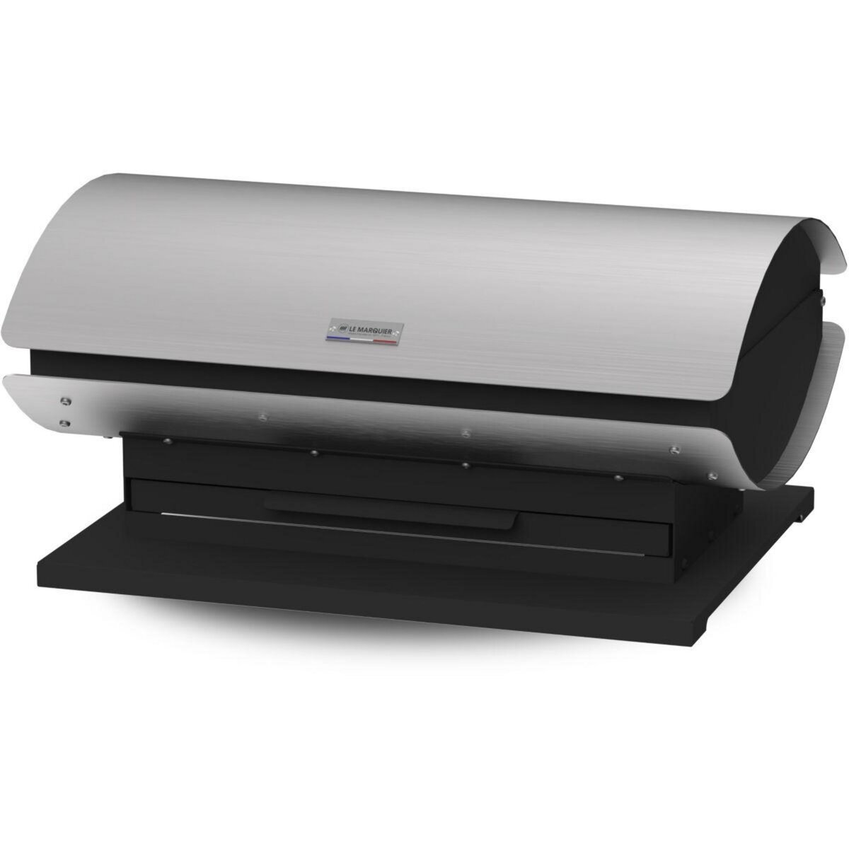 Le marquier Barbecue charbon BFXL60D inox à poser 60 cm