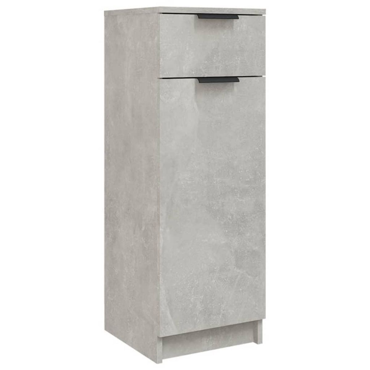 VIDAXL Armoire de salle de bain gris beton 32x34x90 cm
