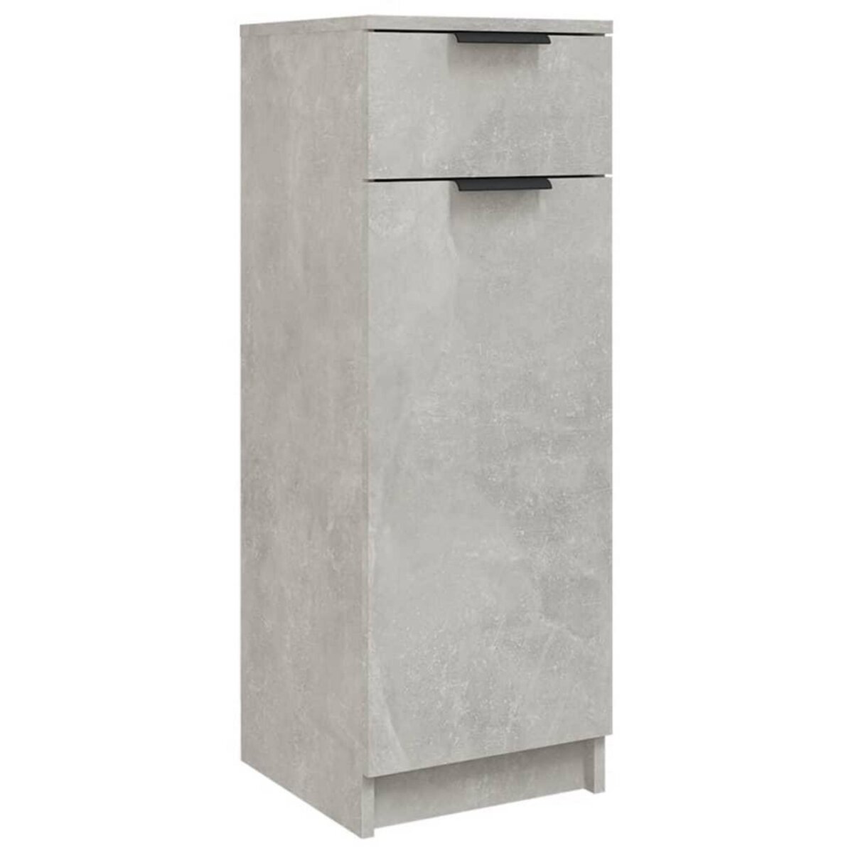 VIDAXL Armoire de salle de bain gris beton 32x34x90 cm