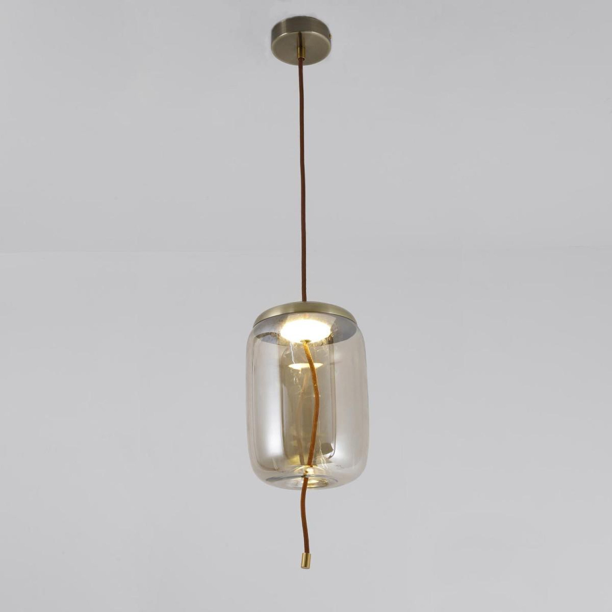 Voir la diapositive 3 : Paris Prix Suspension en verre led  dalys  28cm transparent