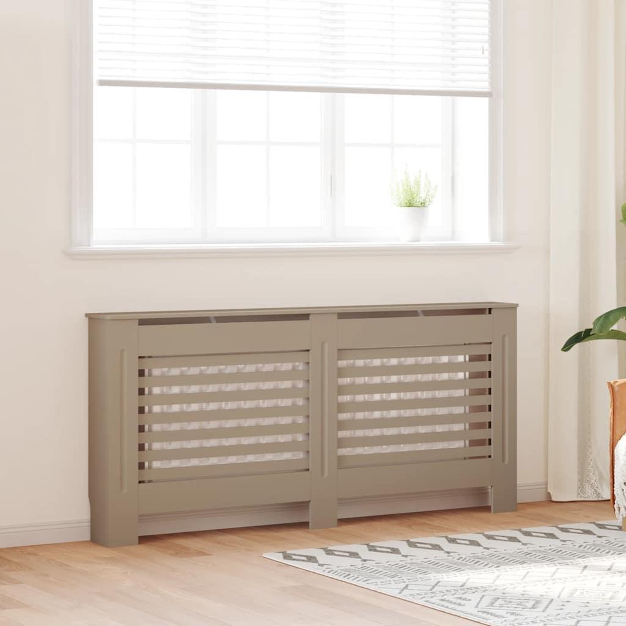 VIDAXL Cache-radiateur 172x19x81,5 cm MDF