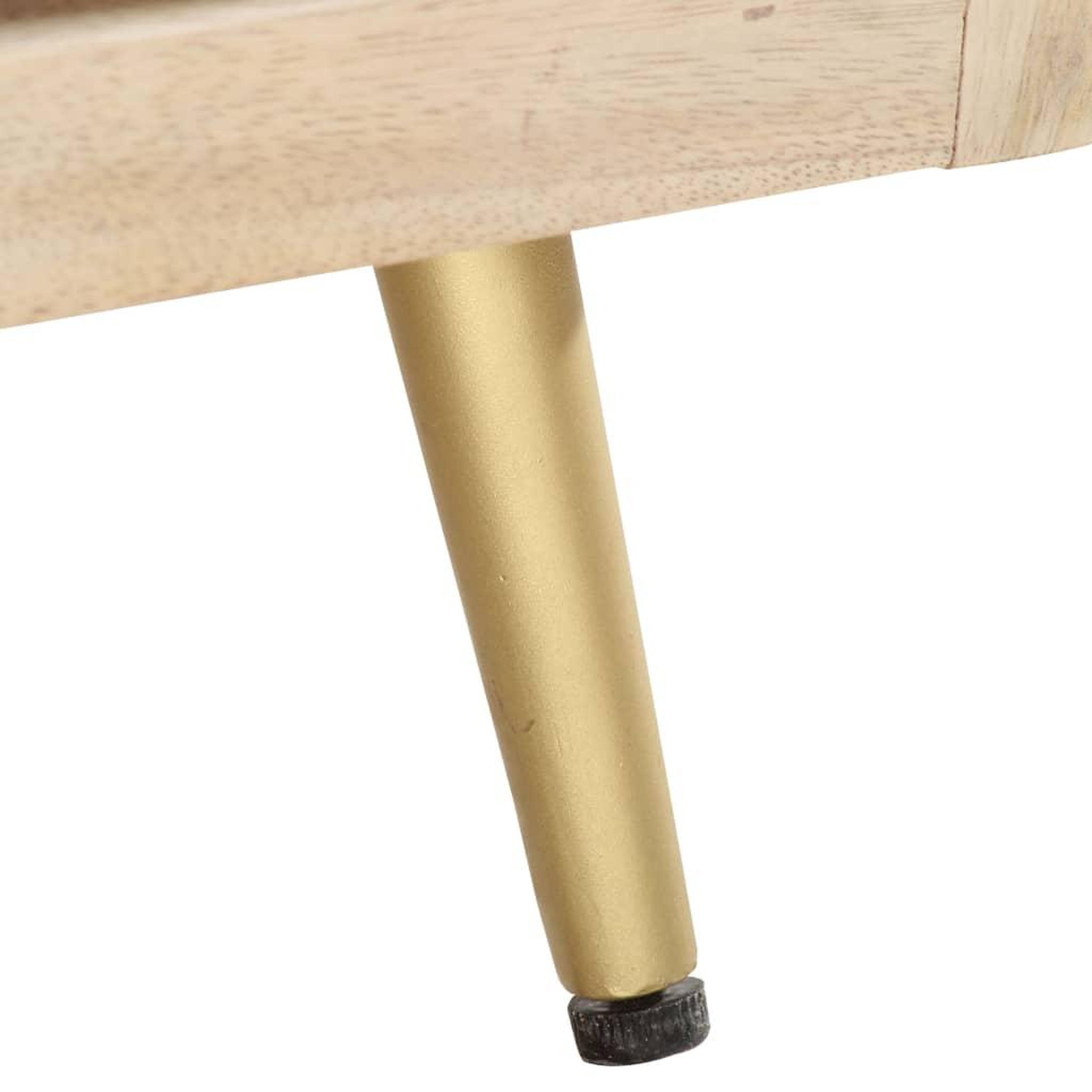 Voir la diapositive 5 : VIDAXL Table basse 90x45x40 cm bois de manguier massif