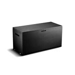 TOOD TOOD Malle de rangement en resine - 350 L - Gris anthracite - 120 x 52 x 60 cm