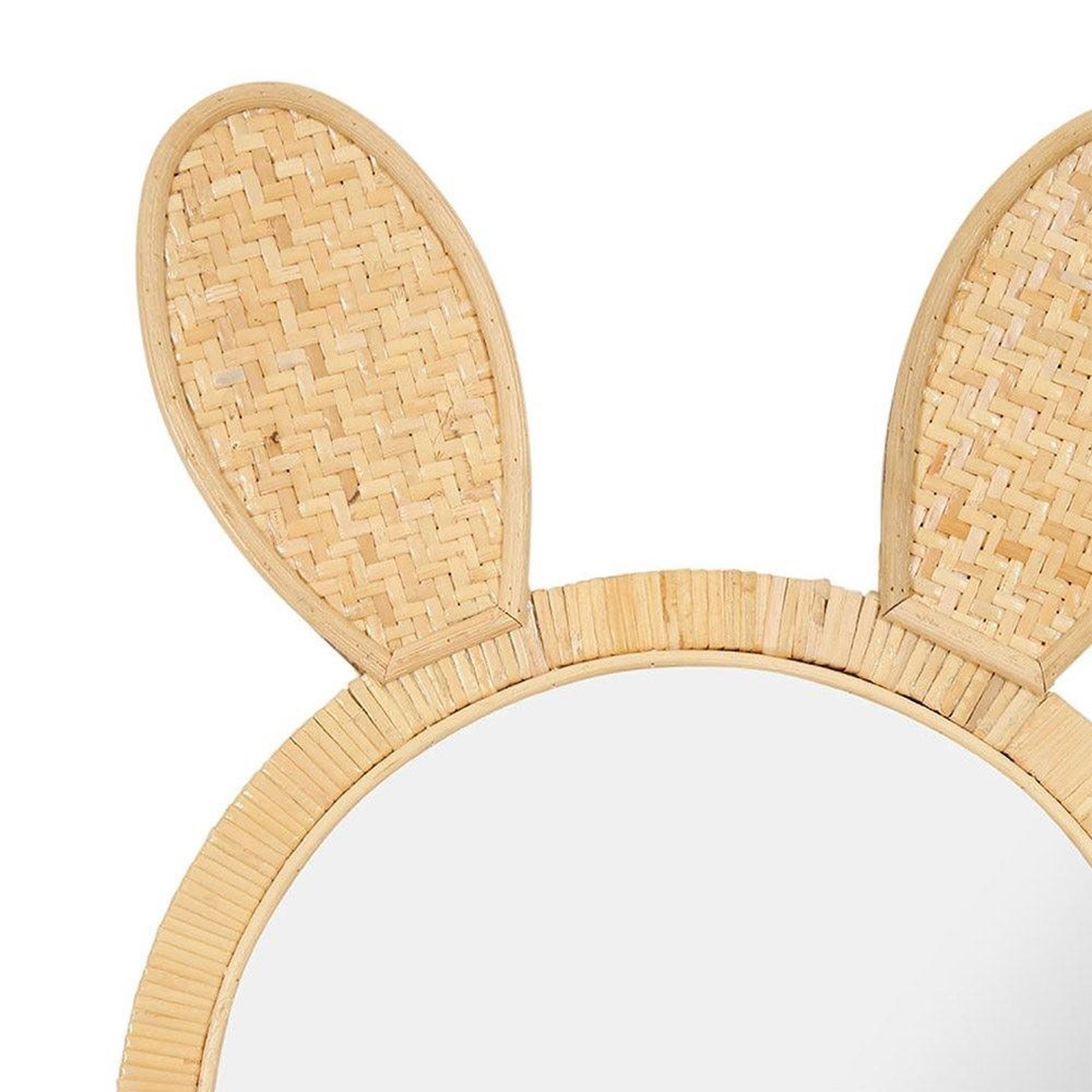 Voir la diapositive 3 : OSTARIA Miroir rotin lapin