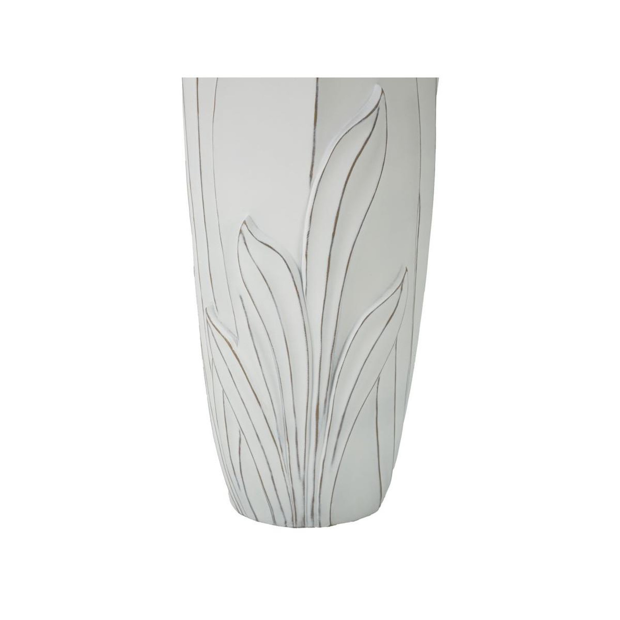 Voir la diapositive 5 : Paris Prix Vase déco en résine  gardy  69cm blanc