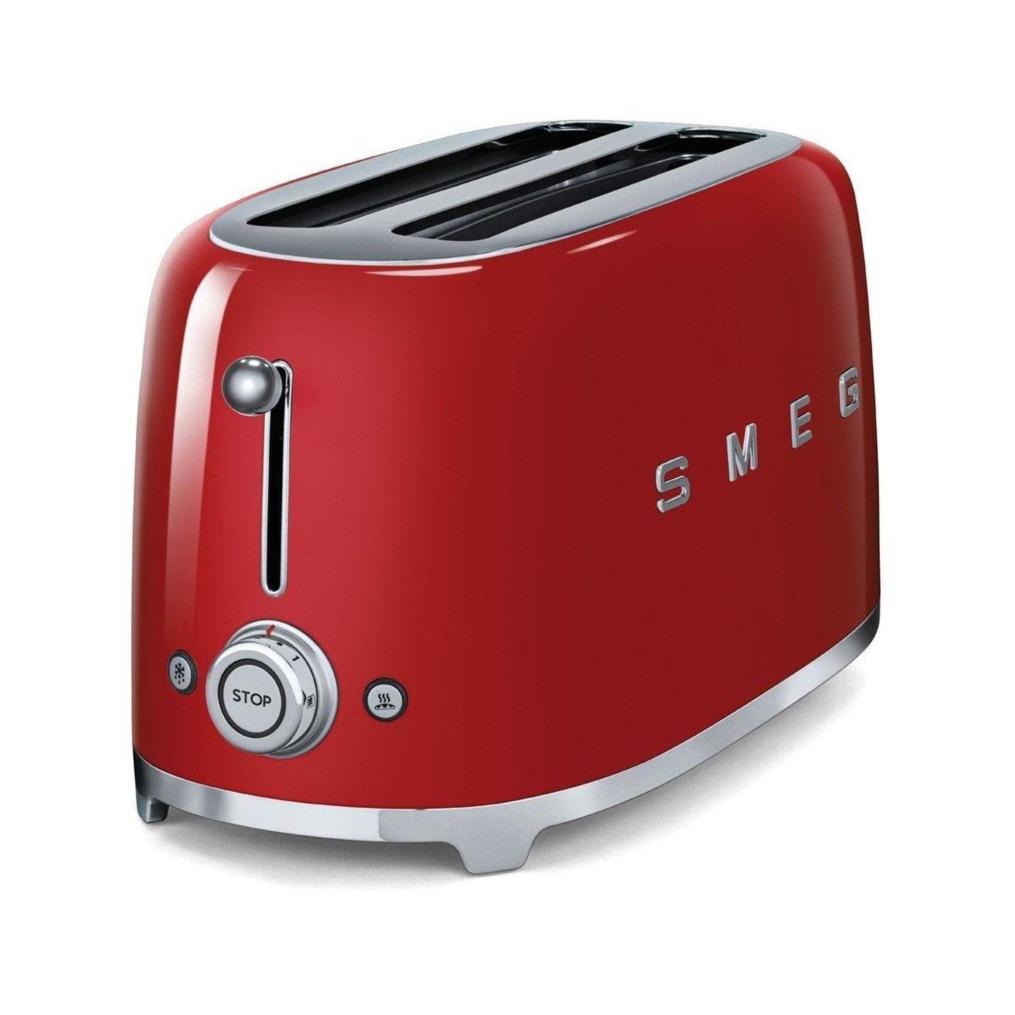 Voir la diapositive 2 : SMEG Grille-pain tsf02rdeu rouge