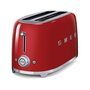 Voir la diapositive 2 : SMEG Grille-pain TSF02RDEU rouge