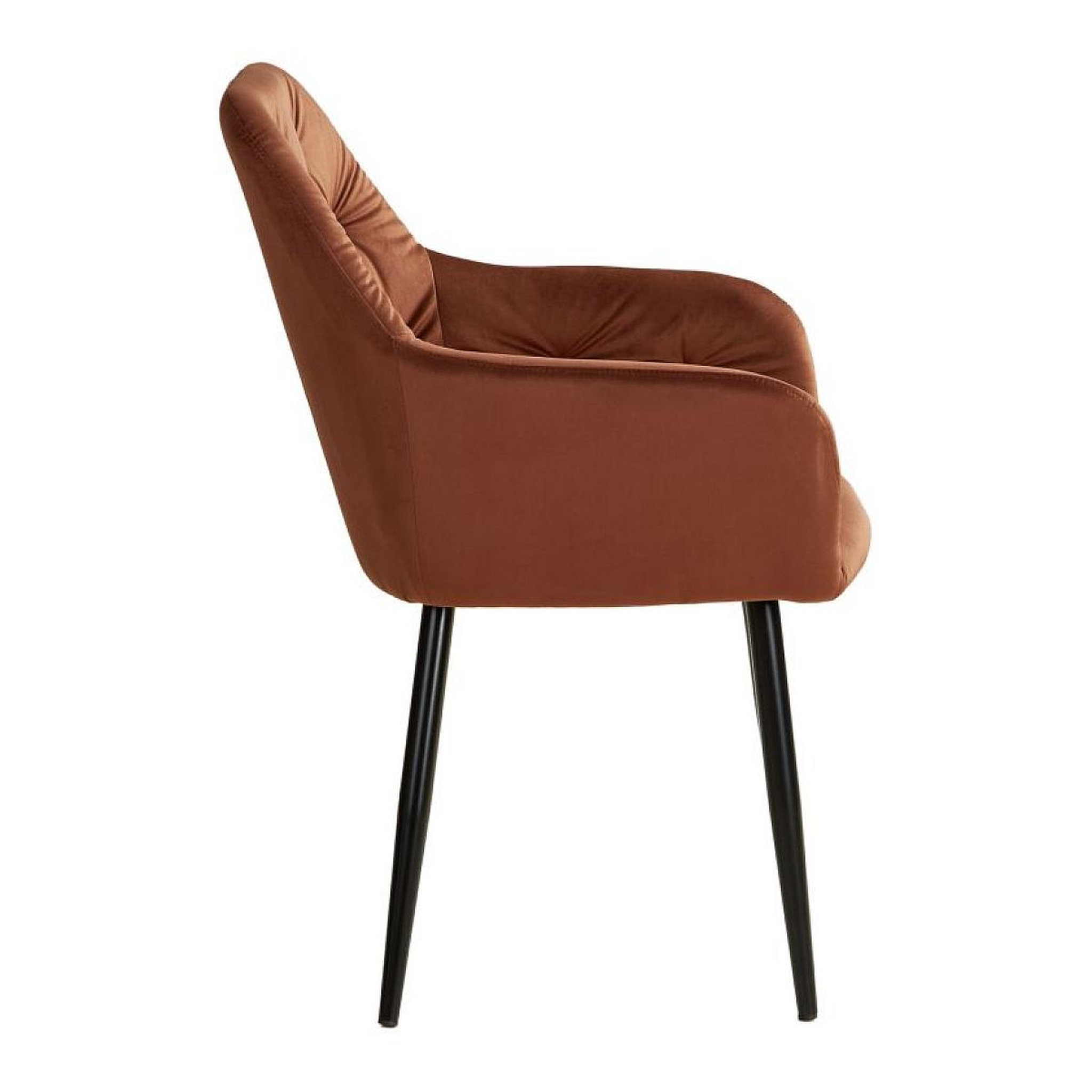 Voir la diapositive 3 : HomeStyle4U Chaise de salle à manger lot 4 chaises marron