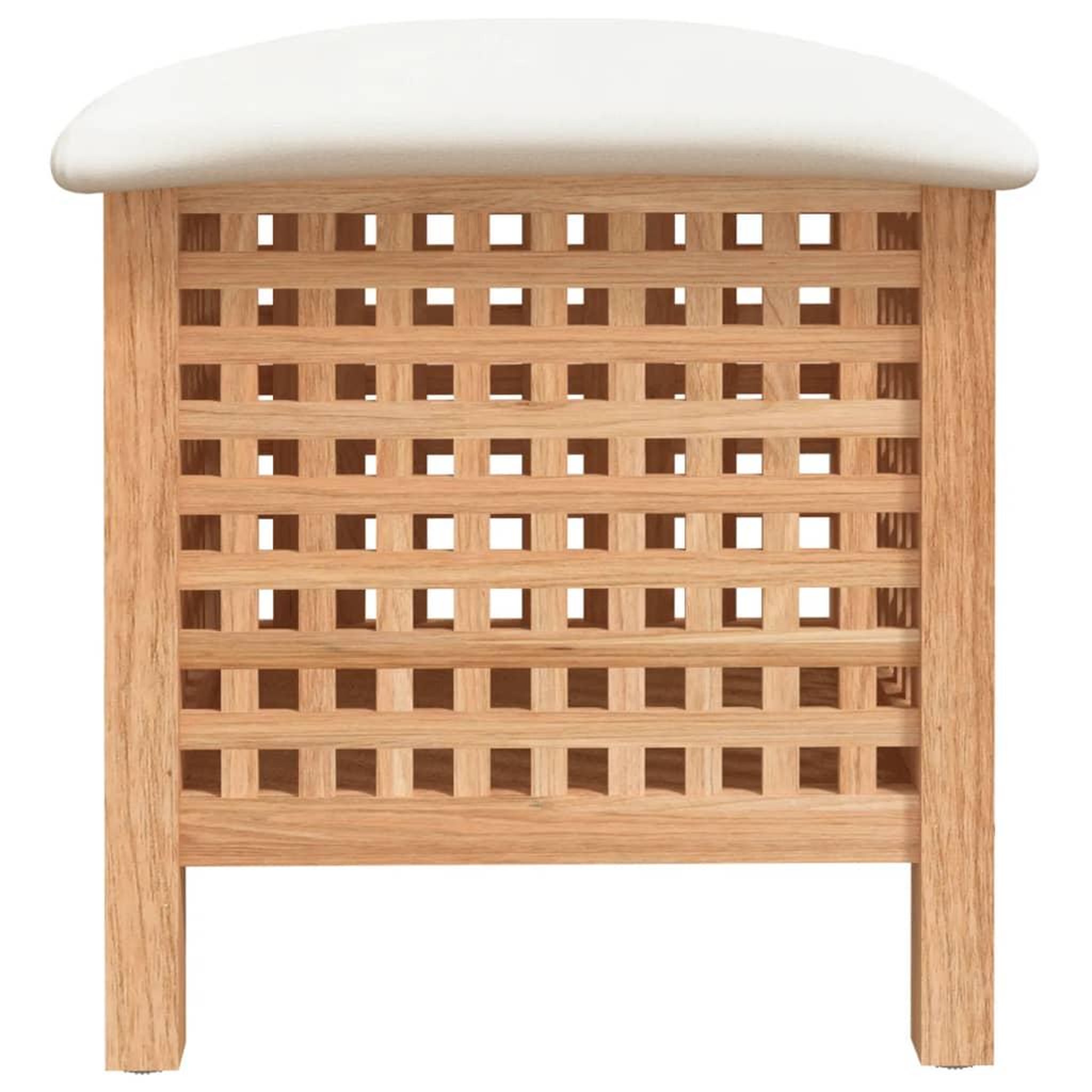 Voir la diapositive 5 : VIDAXL Tabouret de salle de bain 48x47,5x52 cm bois massif de noyer