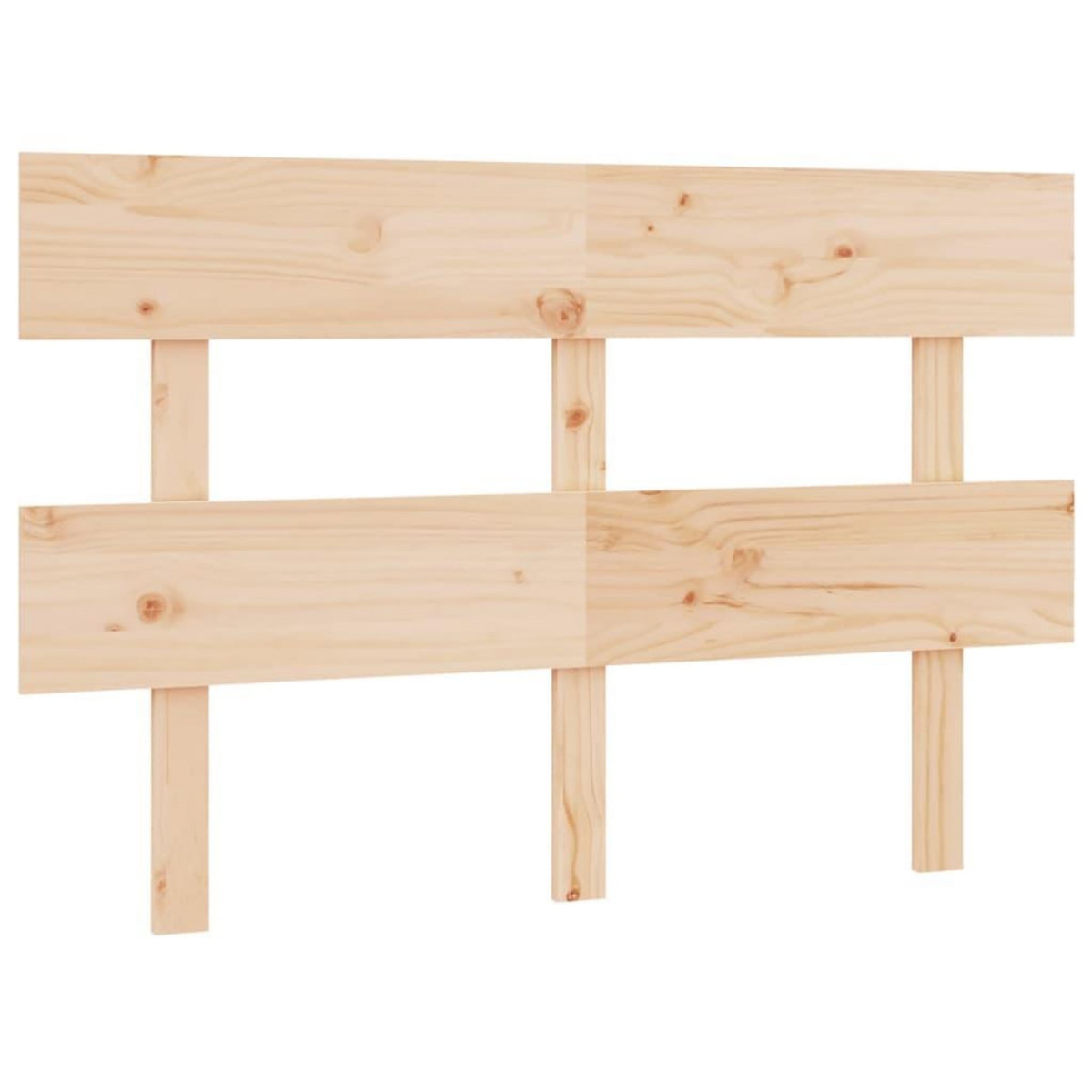 VIDAXL Tete de lit 144x3x81 cm Bois massif de pin