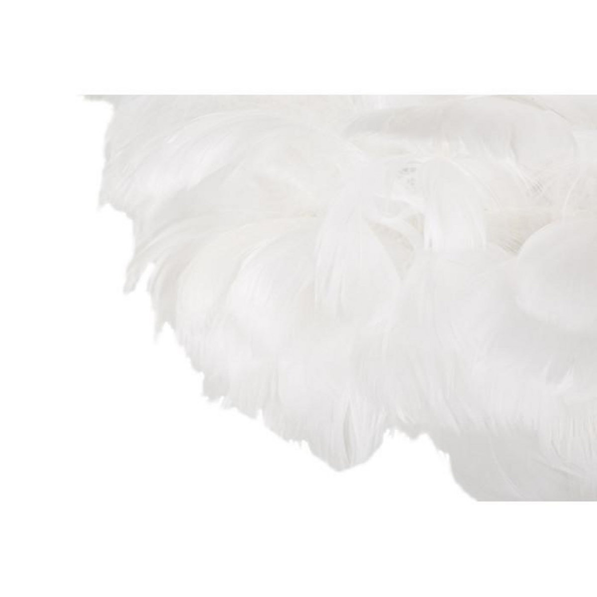 Paris Prix Lampadaire Imitation Plume  Slim  170cm Or & Blanc