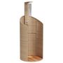 Voir la diapositive 4 : VIDAXL Douche d'exterieur beige 100x100x241,5cm poly rotin bois acacia