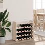 Voir la diapositive 3 : VIDAXL Casier à vin et panneau supérieur 67,5x25x60 cm bois pin massif