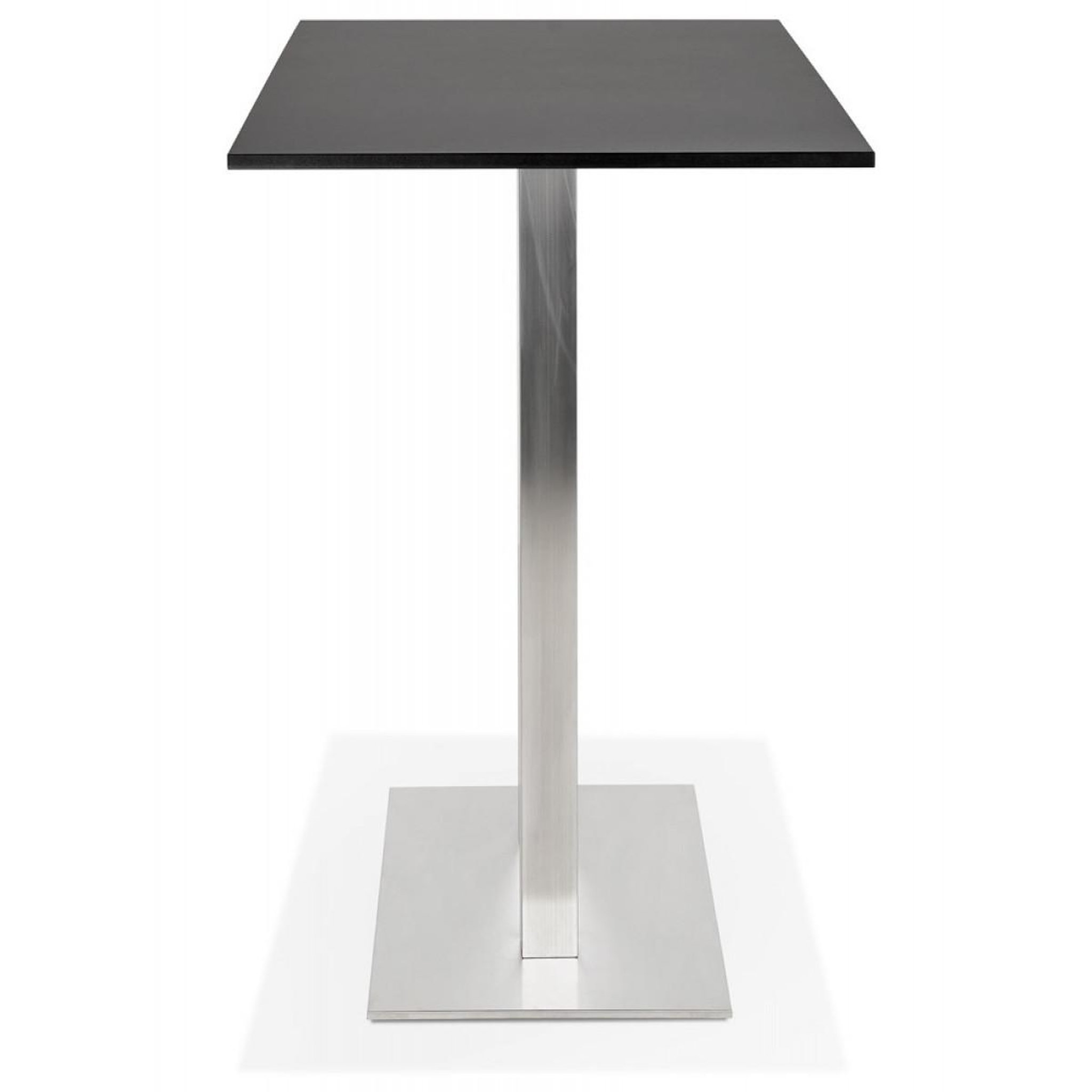 Voir la diapositive 3 : Paris Prix Table haute mange-debout  pansy  160cm noir & argent