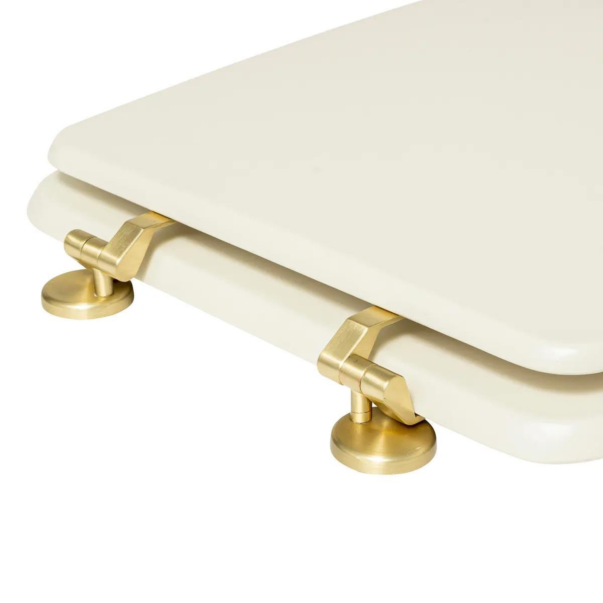 Voir la diapositive 3 : FIVE Abattant wc design  duo  49cm ivoire