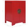 Voir la diapositive 6 : VIDAXL Table de chevet Rouge 38 x 28 x 52 cm Bois de Paulownia